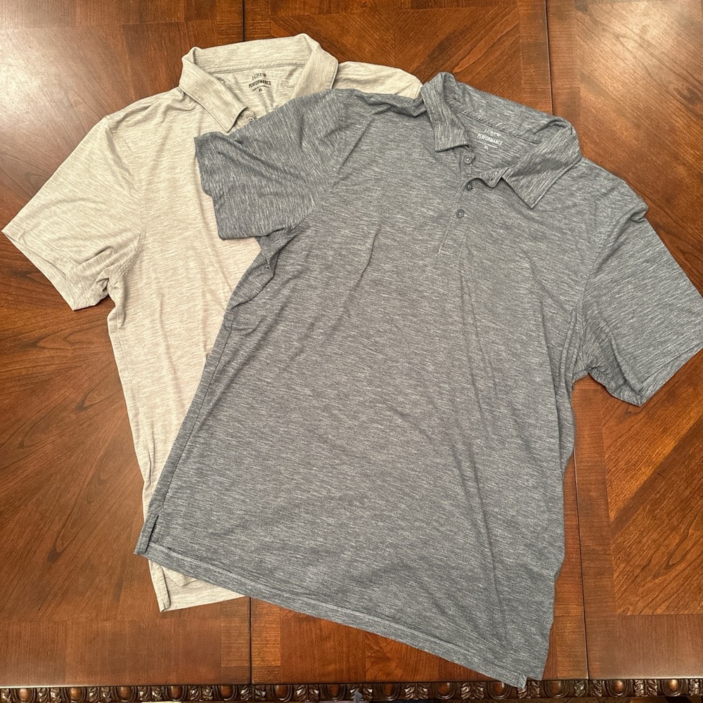 J. Crew performance Polo Shirts